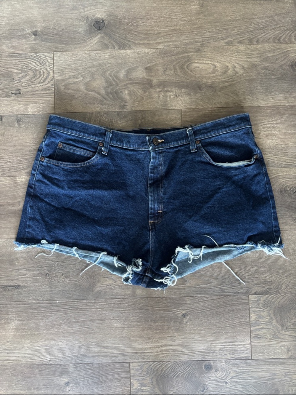 Dark Blue Denim Women’s Cutoff Shorts